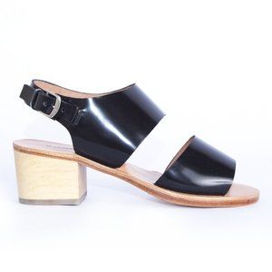 Rachel Comey Tulip Sandal - Black Satinado - 8.5